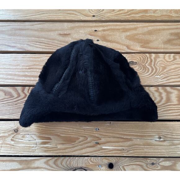 NWT Zavelio Genuine Sheepskin Hat One Size Unisex Black - Picture 2 of 9